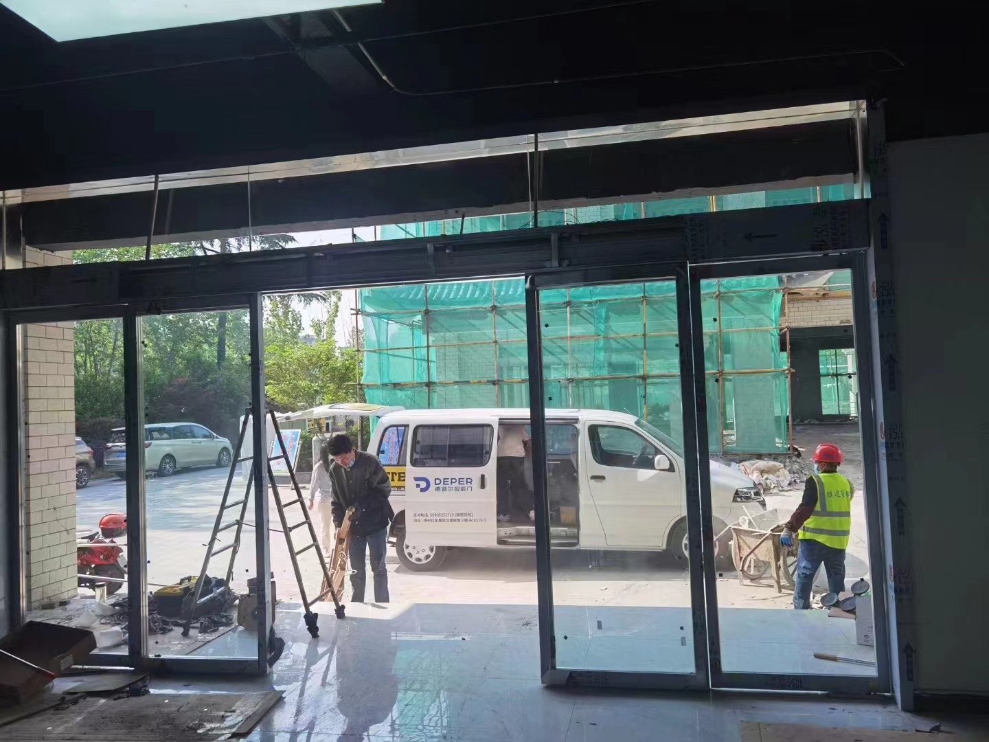 无锡市玻璃感应门定做